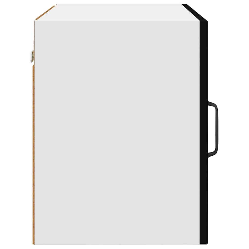 vidaXL Κρεμαστό ντουλάπι κουζίνας με ράφι Μαύρο 50 x 31 x 40 εκ.