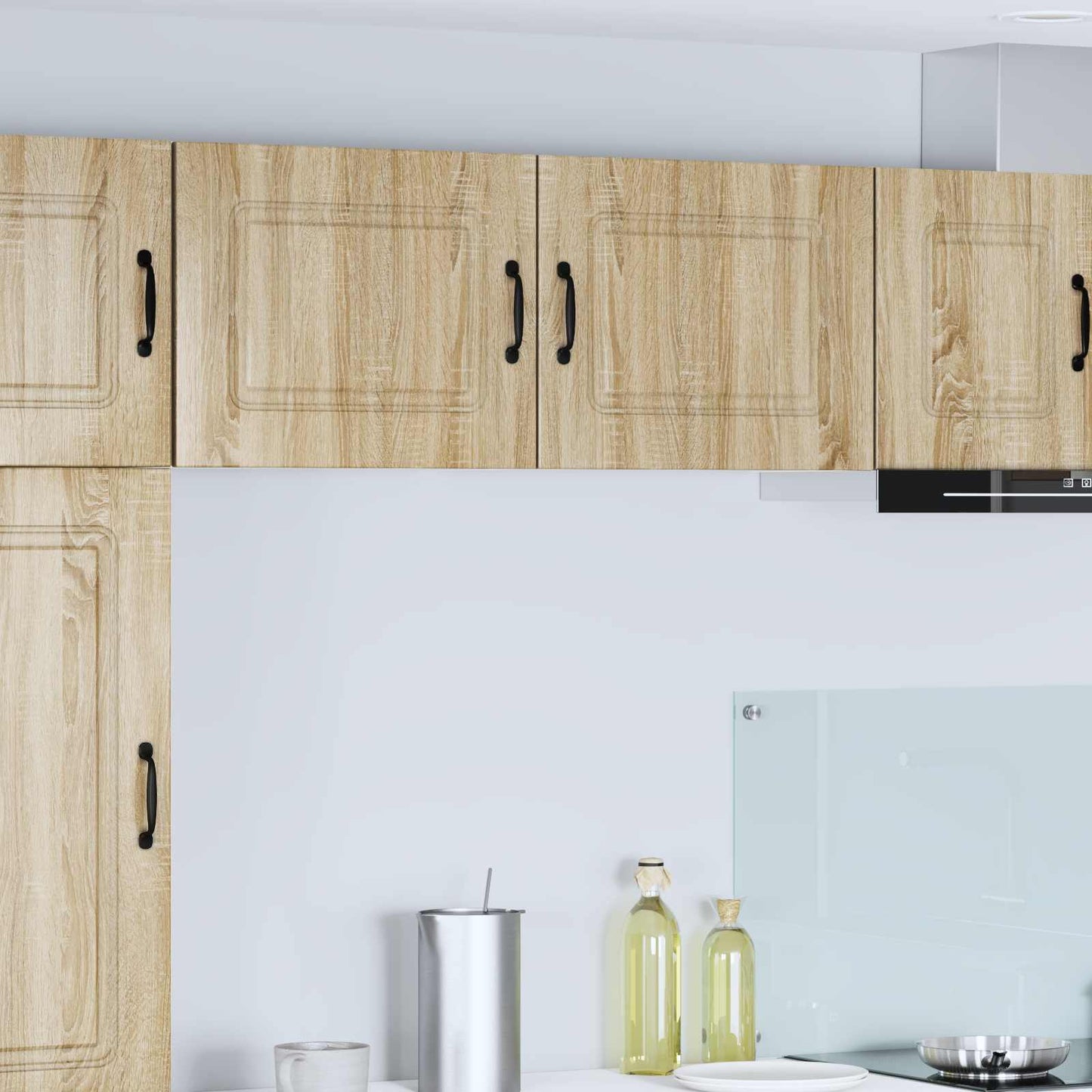 vidaXL Κρεμαστό ντουλάπι κουζίνας 2 pcs Δρύς Sonoma 50 x 31 x 40 εκ.