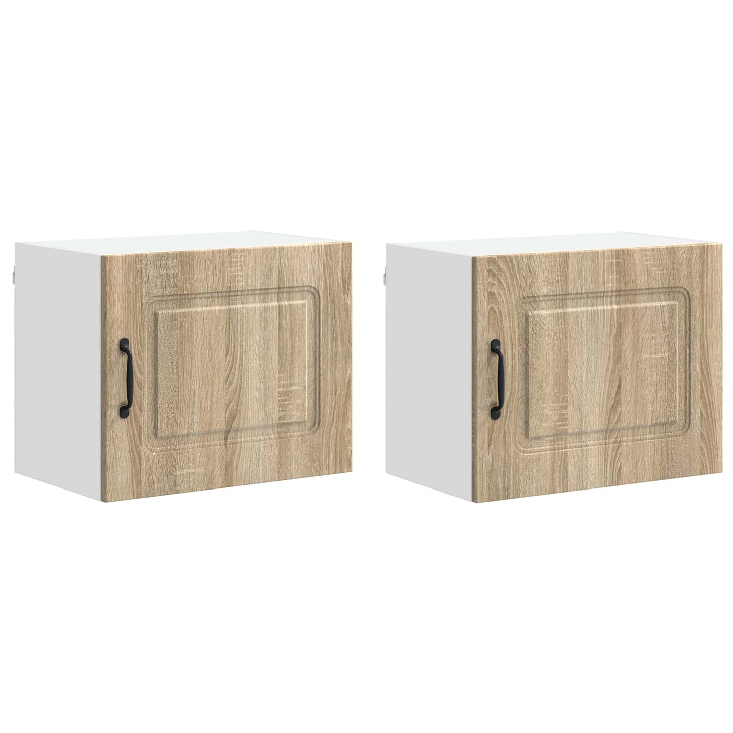 vidaXL Κρεμαστό ντουλάπι κουζίνας 2 pcs Δρύς Sonoma 50 x 31 x 40 εκ.
