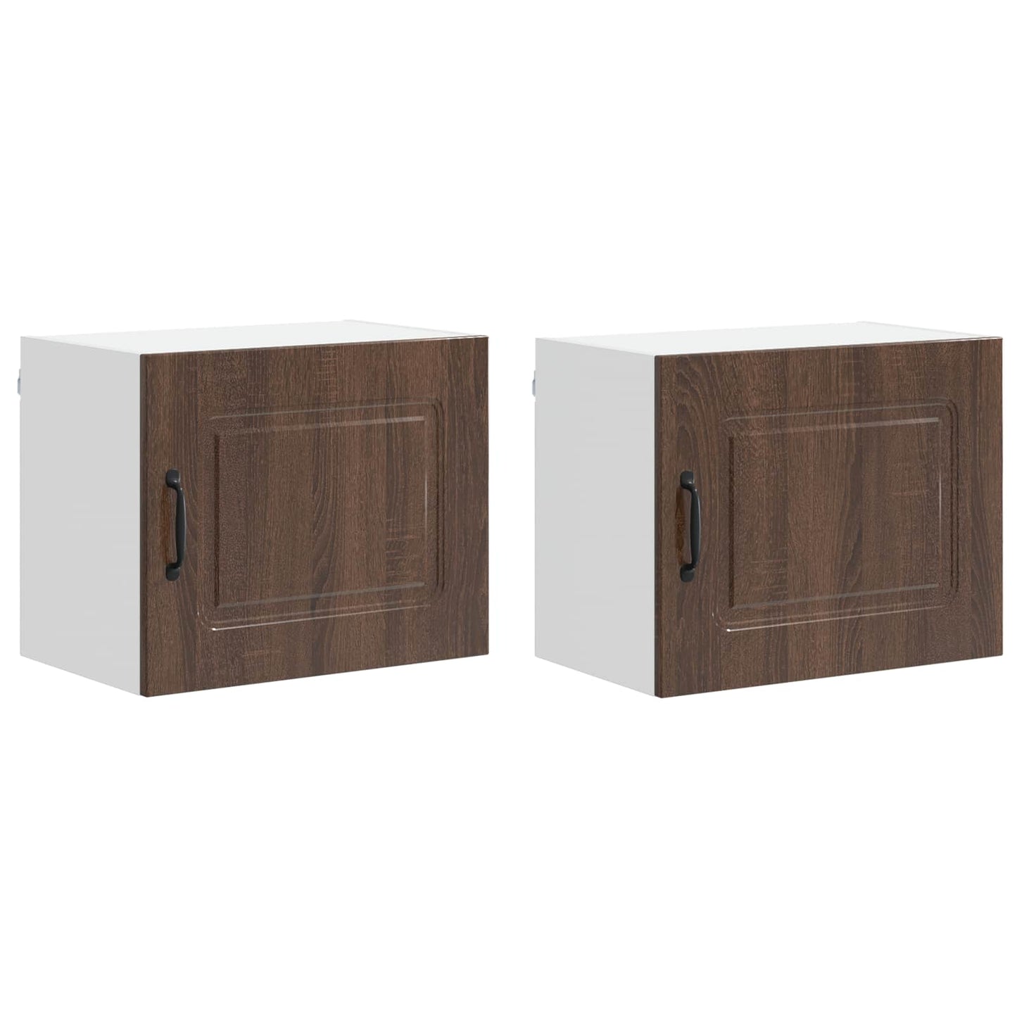 vidaXL Πάνελ πλυντηρίου πιάτων Kalmar 2 pcs Καφέ δρυς 50 x 31 x 40 εκ.
