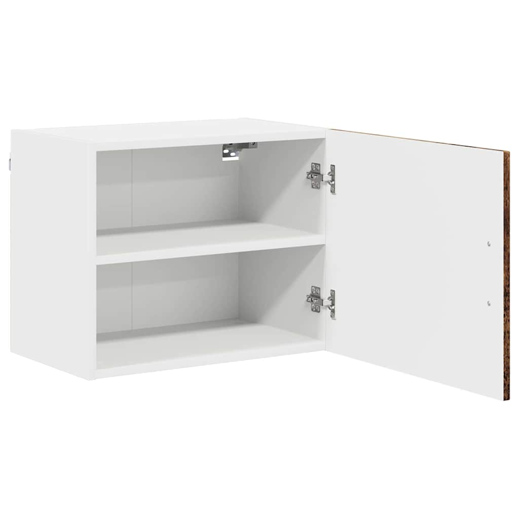 vidaXL Κρεμαστό ντουλάπι κουζίνας με ράφι Παλιό Ξύλο 50 x 31 x 40 εκ.