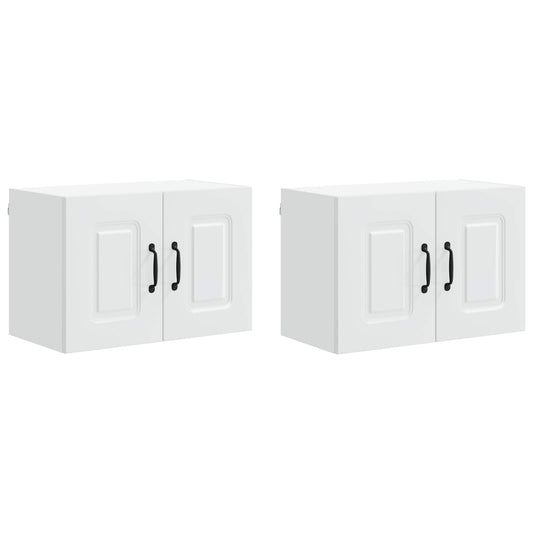 vidaXL Πάνελ πλυντηρίου πιάτων Kalmar 2 pcs Λευκό 60 x 31 x 40 εκ