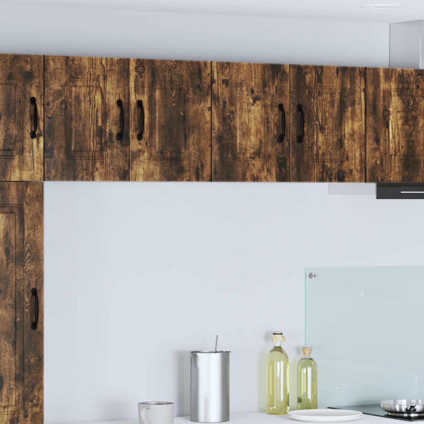 vidaXL Πάνελ πλυντηρίου πιάτων Kalmar Καπνιστό Δρύς 60 x 31 x 40 εκ