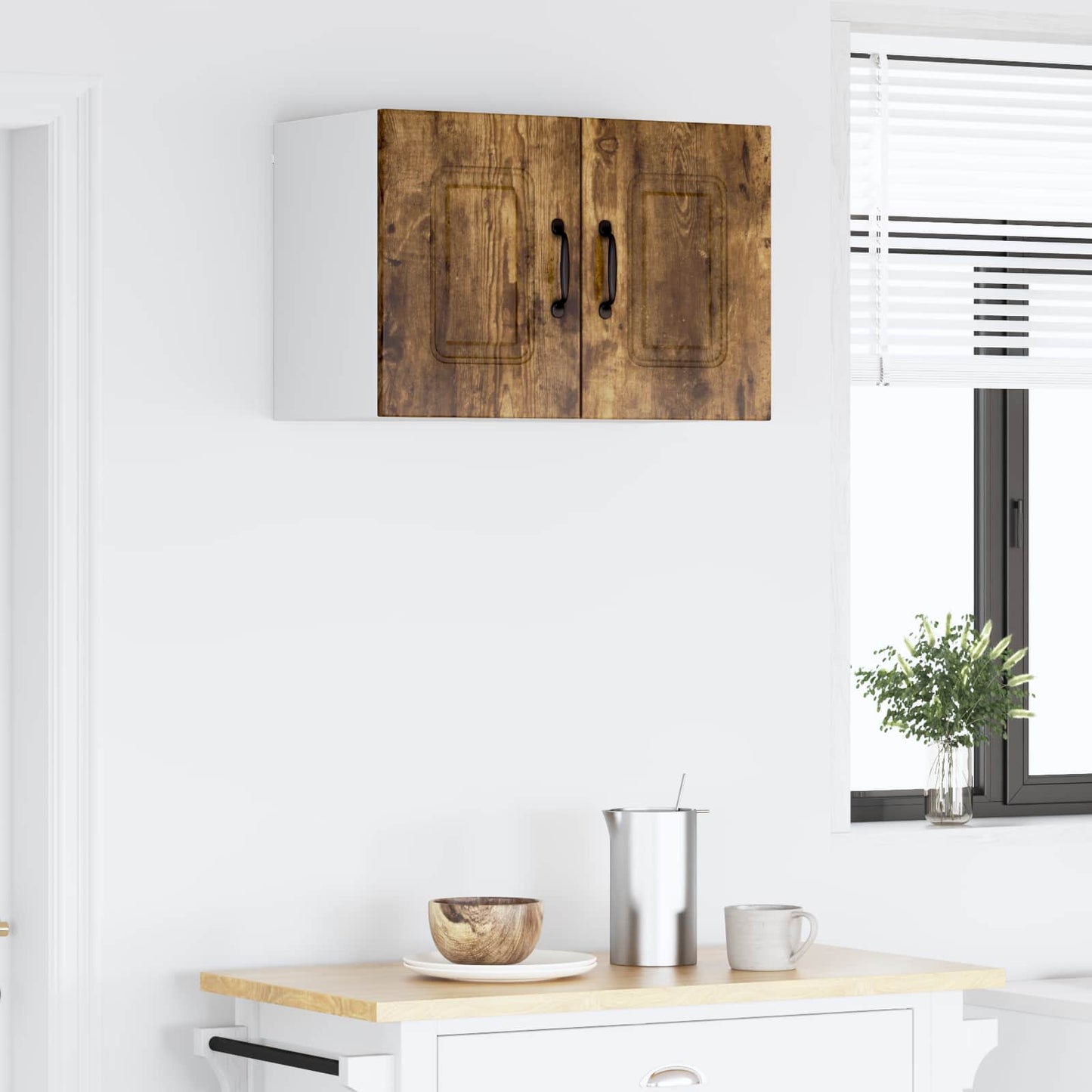 vidaXL Πάνελ πλυντηρίου πιάτων Kalmar Καπνιστό Δρύς 60 x 31 x 40 εκ
