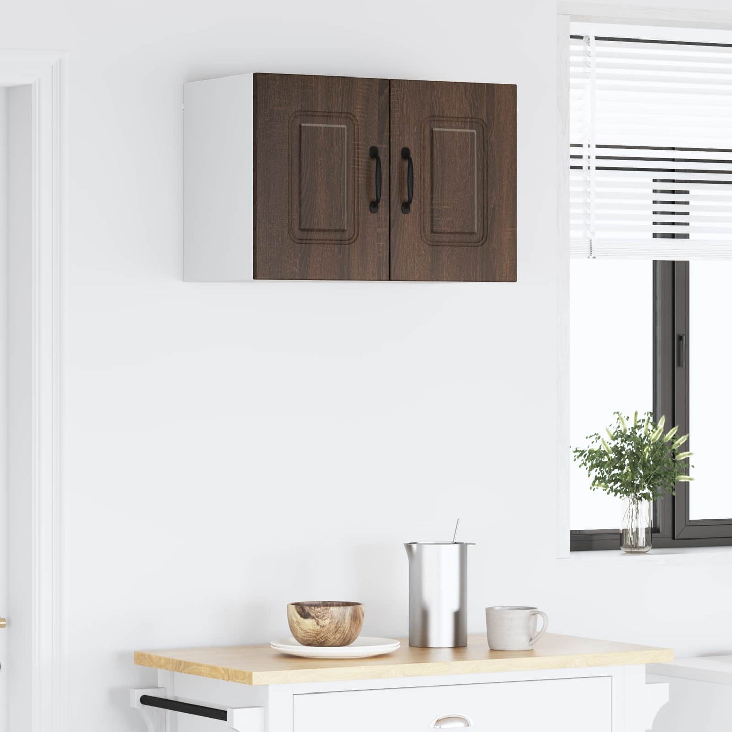 vidaXL Πάνελ πλυντηρίου πιάτων Kalmar Καφέ δρυς 60 x 31 x 40 εκ