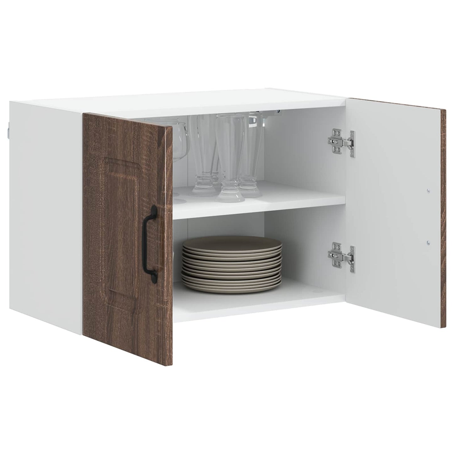 vidaXL Πάνελ πλυντηρίου πιάτων Kalmar 2 pcs Καφέ δρυς 60 x 31 x 40 εκ