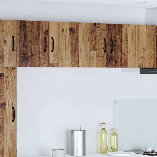 vidaXL Κρεμαστό ντουλάπι κουζίνας με ράφι Παλιό Ξύλο 60 x 31 x 40 εκ