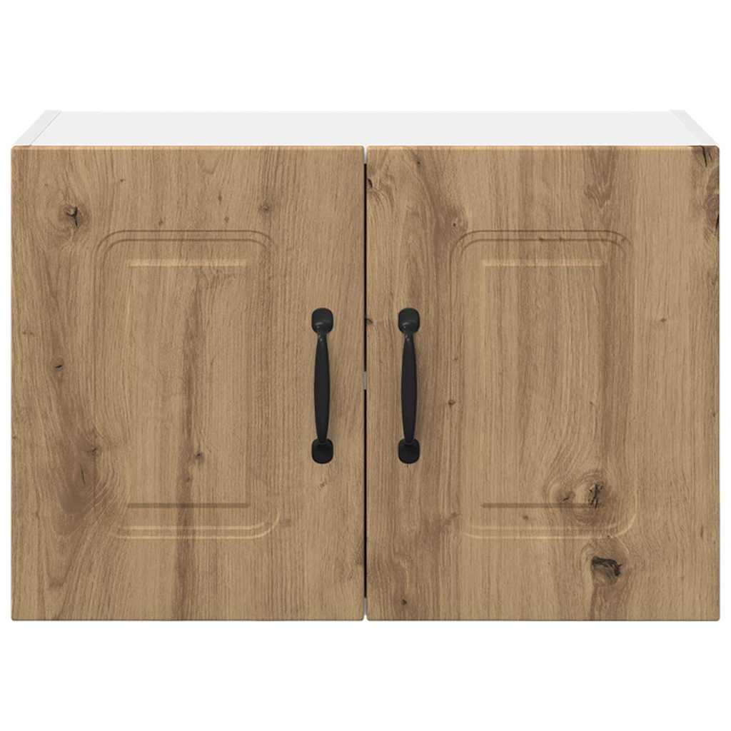 vidaXL Κρεμαστό ντουλάπι κουζίνας με ράφι Artisan Oak 60 x 31 x 40 εκ
