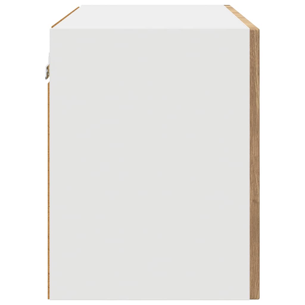 vidaXL Κρεμαστό ντουλάπι κουζίνας με ράφι Artisan Oak 60 x 31 x 40 εκ