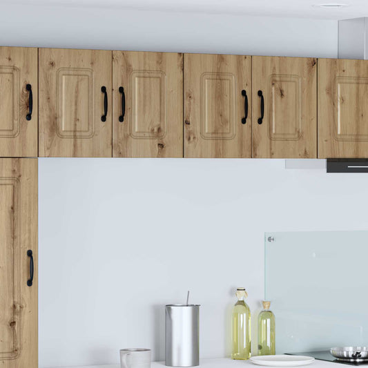 vidaXL Πάνελ πλυντηρίου πιάτων με αποθήκευση Kalmar 2 pcs Artisan Oak