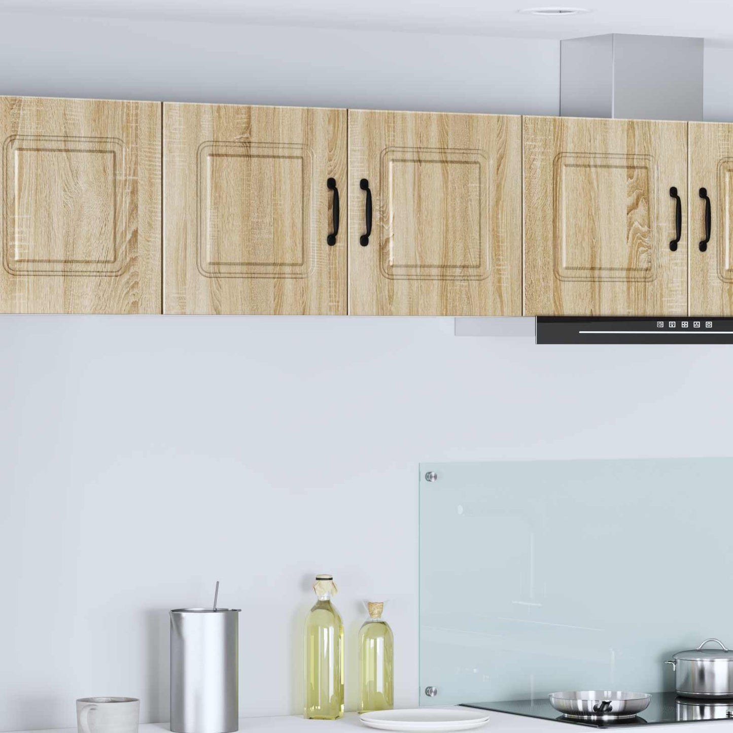 vidaXL Κρεμαστό ντουλάπι κουζίνας με ράφι Δρύς Sonoma 80 x 31 x 40 εκ