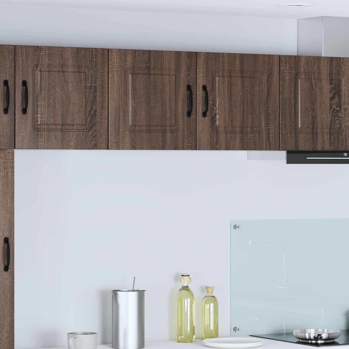 vidaXL Πάνελ πλυντηρίου πιάτων Kalmar Καφέ δρυς 80 x 31 x 40 εκ