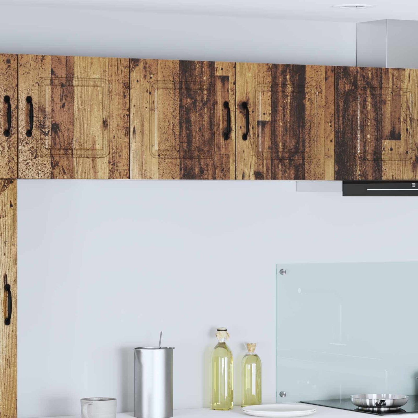 vidaXL Πάνελ πλυντηρίου πιάτων Kalmar Παλιό ξύλο 80 x 31 x 40 εκ