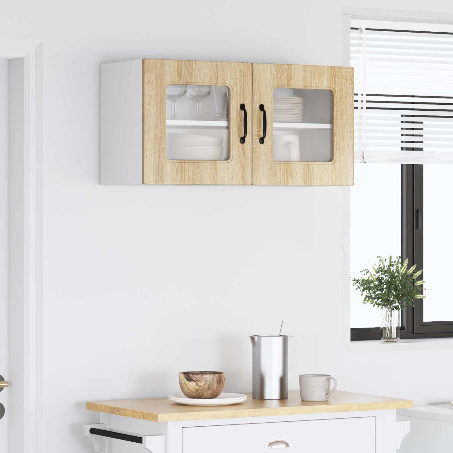 vidaXL Πάνελ πλυντηρίου πιάτων Kalmar Δρύς Sonoma 80 x 31 x 40 εκ