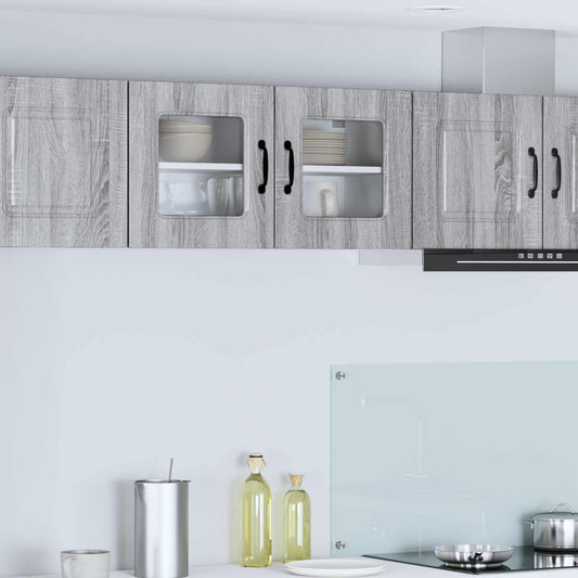 vidaXL Πάνελ πλυντηρίου πιάτων Kalmar Γκρίζο Σονομα 80 x 31 x 40 εκ