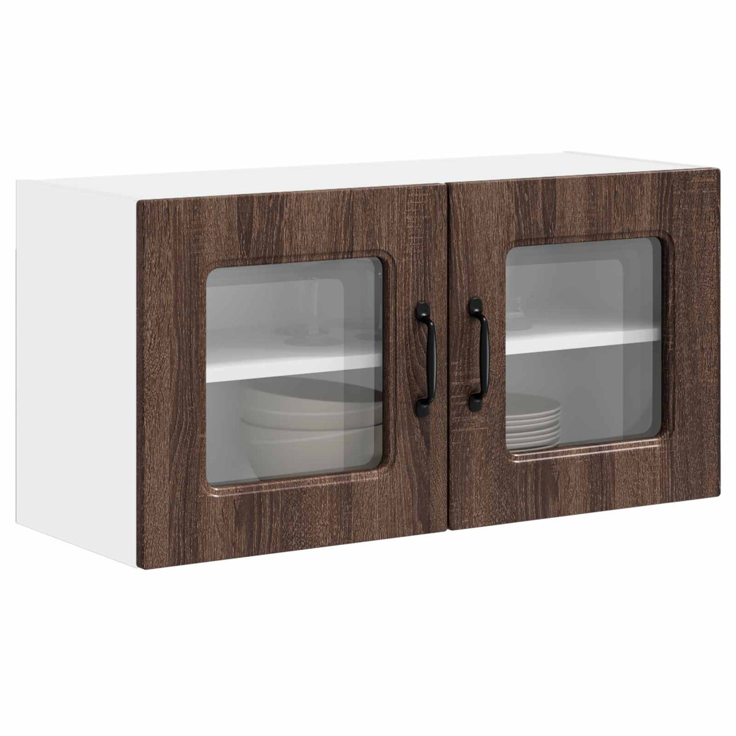 vidaXL Πάνελ πλυντηρίου πιάτων Kalmar Καφέ δρυς 80 x 31 x 40 εκ