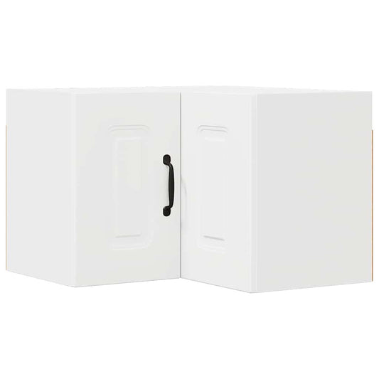 vidaXL Κρεμαστό ντουλάπι κουζίνας με ράφι Λευκό 57 x 57 x 40 εκ.