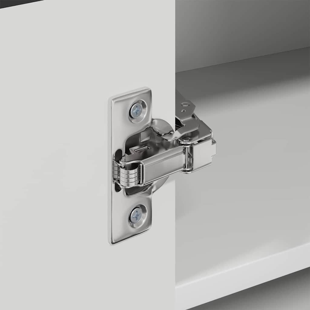 vidaXL Κρεμαστό ντουλάπι κουζίνας με ράφι Μαύρο 57 x 57 x 40 εκ.