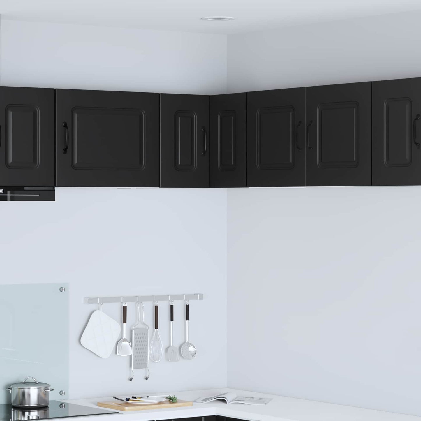 vidaXL Πάνελ πλυντηρίου πιάτων Kalmar Μαύρο 57 x 57 x 40 εκ.