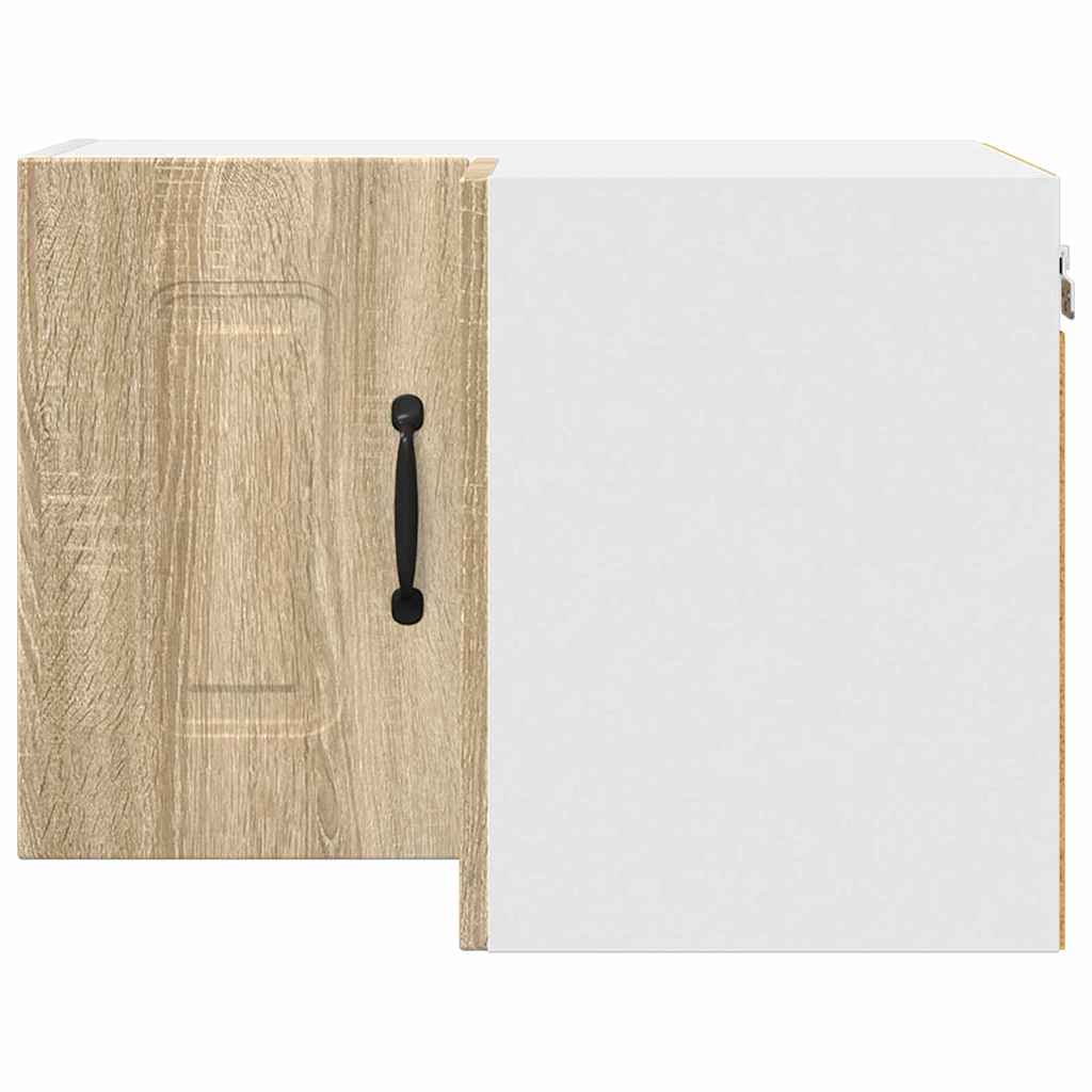 vidaXL Κρεμαστό ντουλάπι κουζίνας με ράφι Δρύς Sonoma 57 x 57 x 40 εκ.