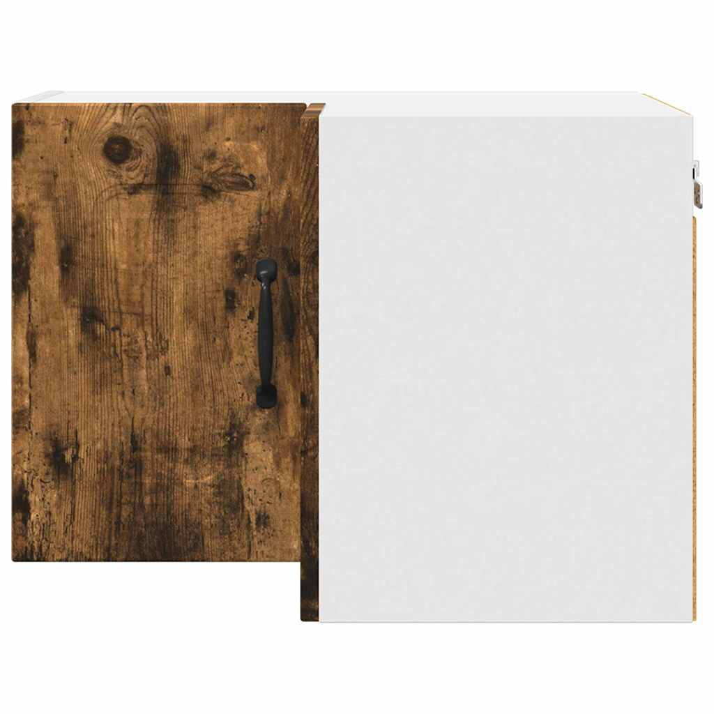 vidaXL Κρεμαστό ντουλάπι κουζίνας Καπνιστό Δρύς 57 x 57 x 40 εκ.