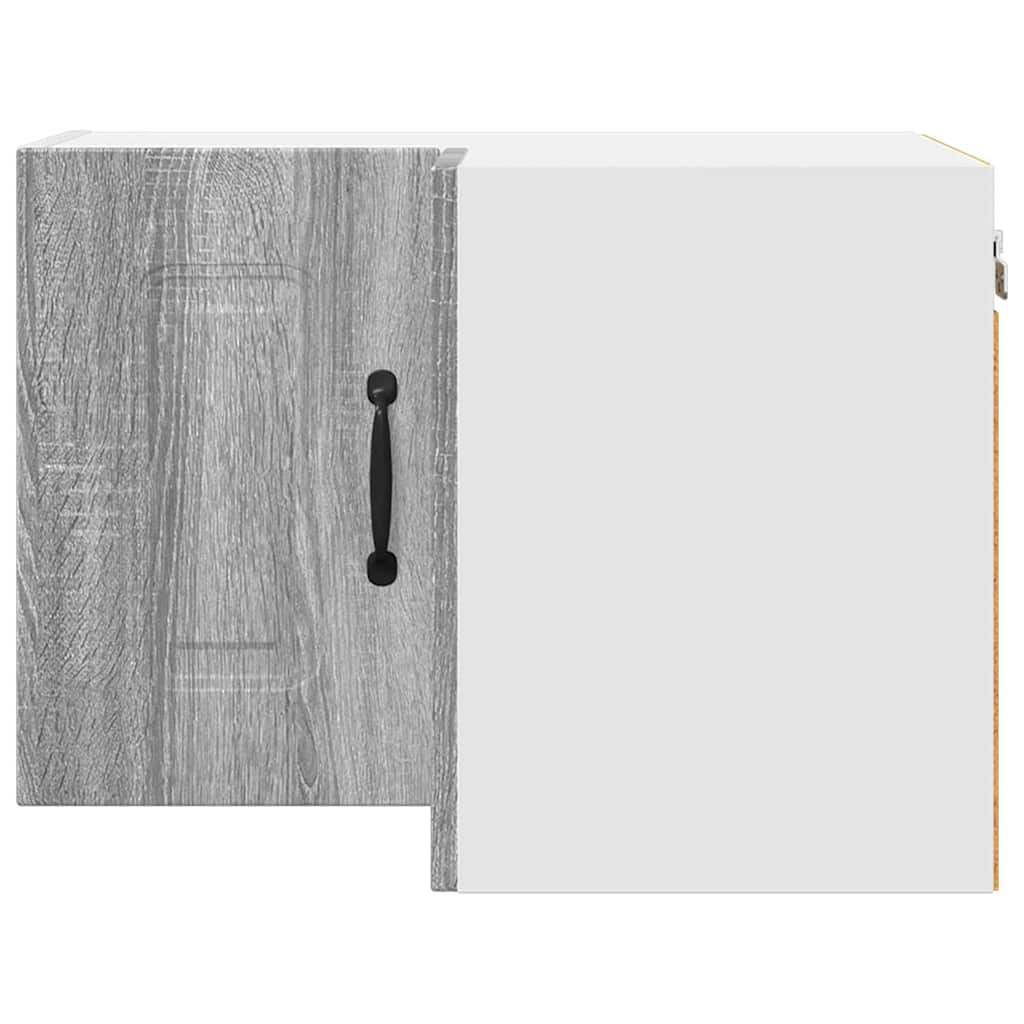 vidaXL Κρεμαστό ντουλάπι κουζίνας Γκρίζο Σονομα 57 x 57 x 40 εκ.