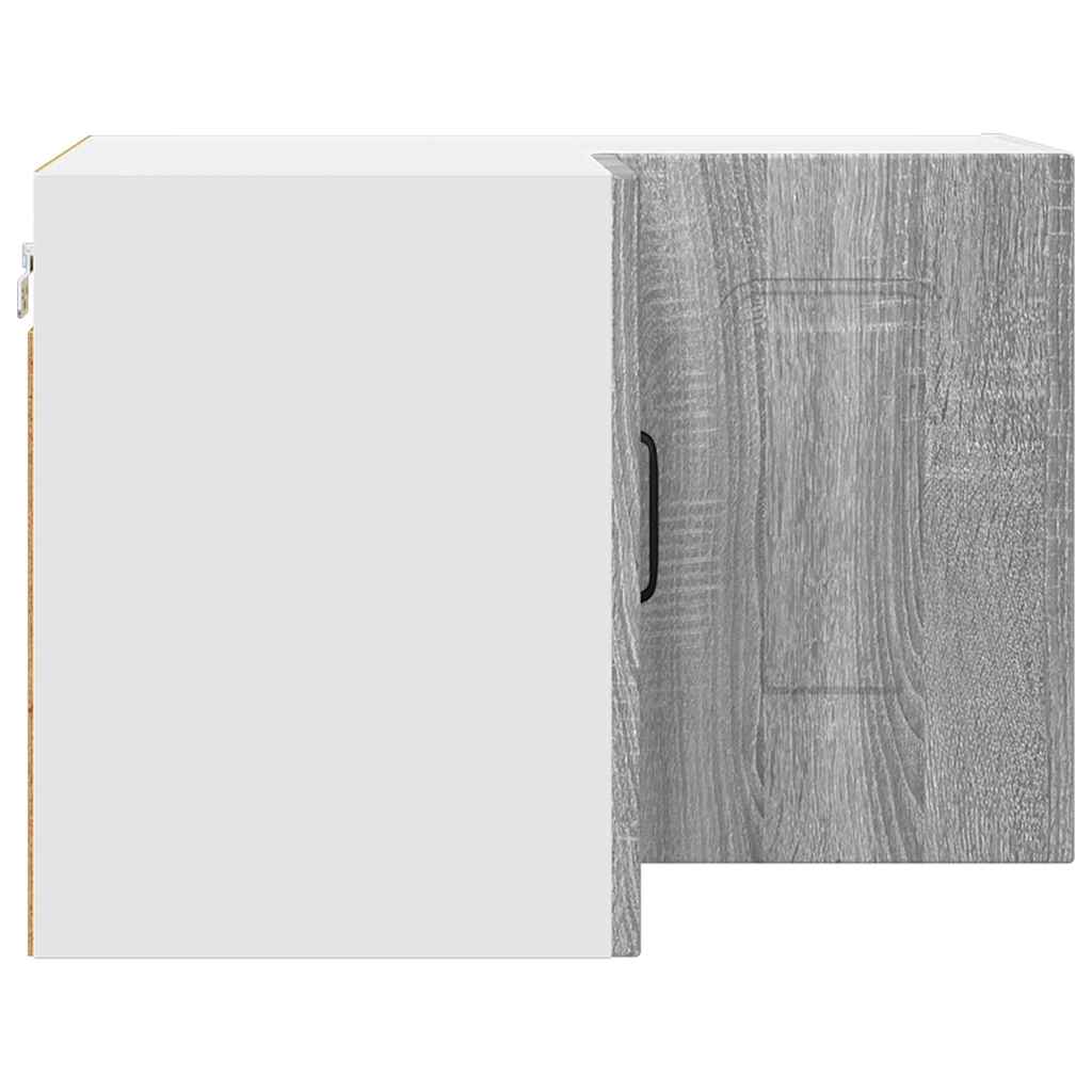 vidaXL Κρεμαστό ντουλάπι κουζίνας Γκρίζο Σονομα 57 x 57 x 40 εκ.