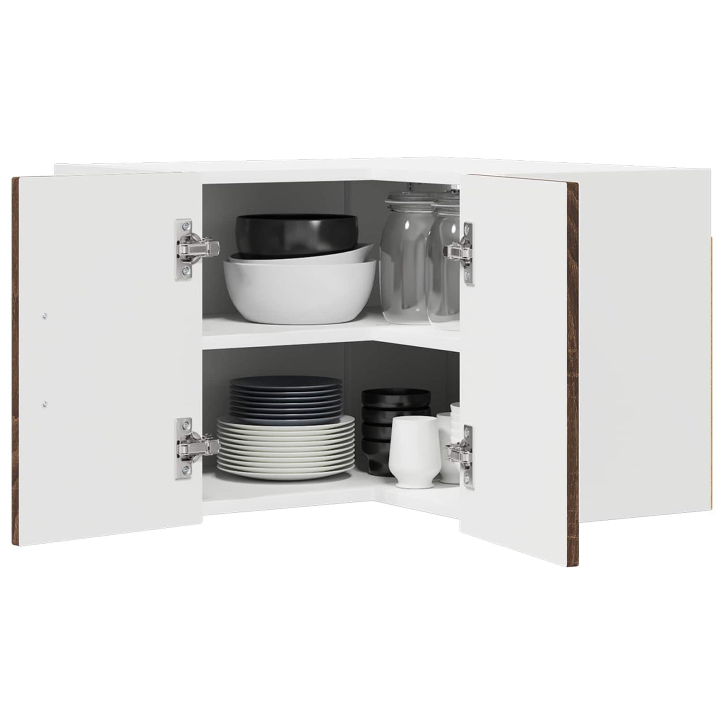 vidaXL Πάνελ πλυντηρίου πιάτων Kalmar Καφέ δρυς 57 x 57 x 40 εκ.