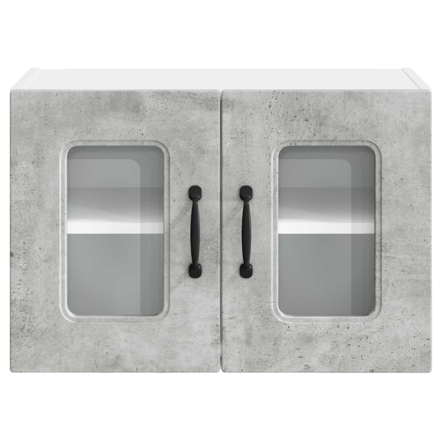 vidaXL Κρεμαστό ντουλάπι κουζίνας 2 pcs Σκυρόδεμα Γκρι 60 x 31 x 40 εκ