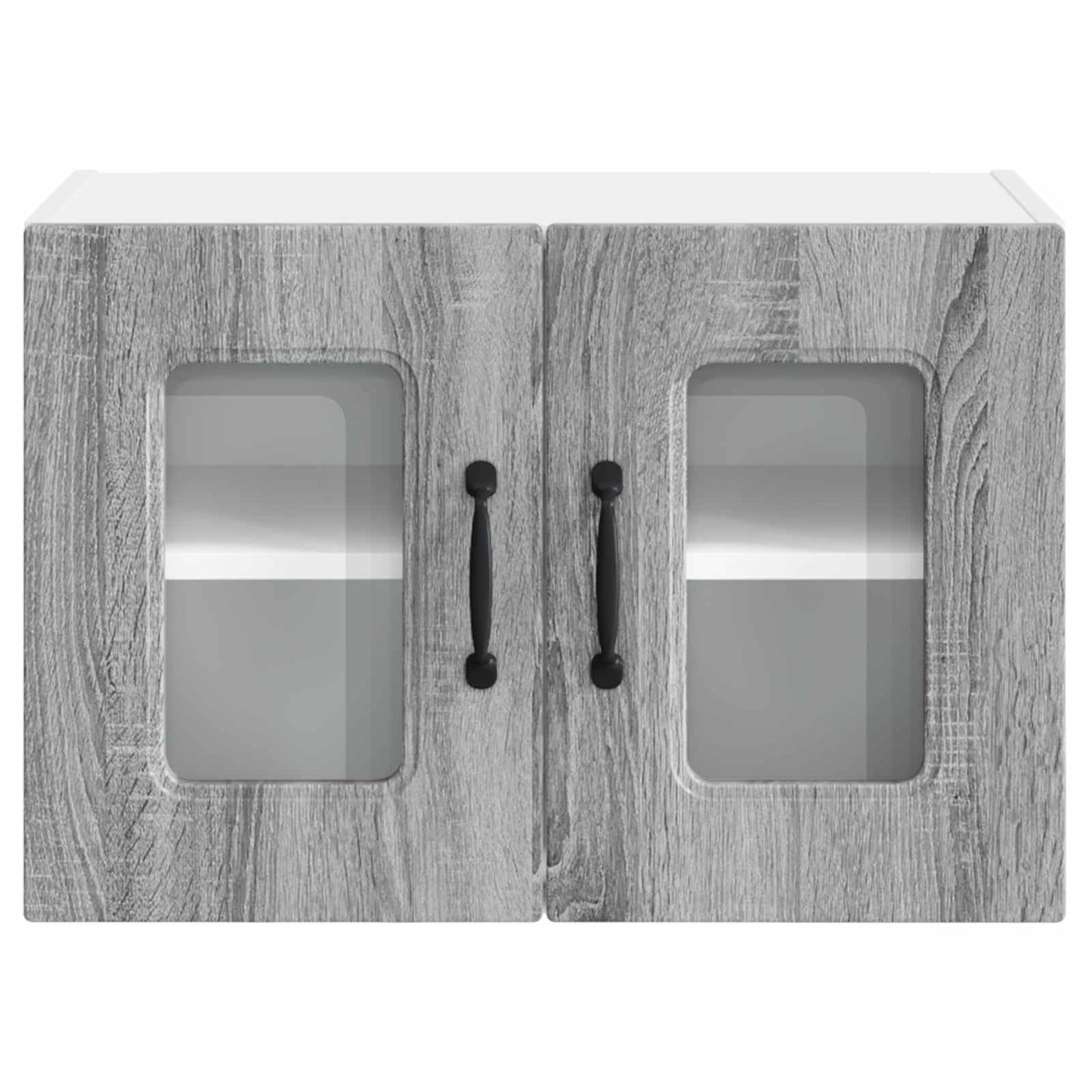 vidaXL Κρεμαστό ντουλάπι κουζίνας 2 pcs Γκρίζο Σονομα 60 x 31 x 40 εκ
