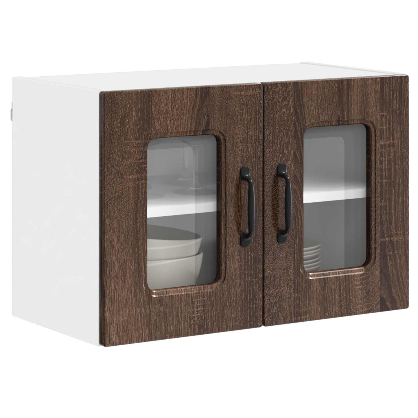 vidaXL Πάνελ πλυντηρίου πιάτων Kalmar 2 pcs Καφέ δρυς 60 x 31 x 40 εκ