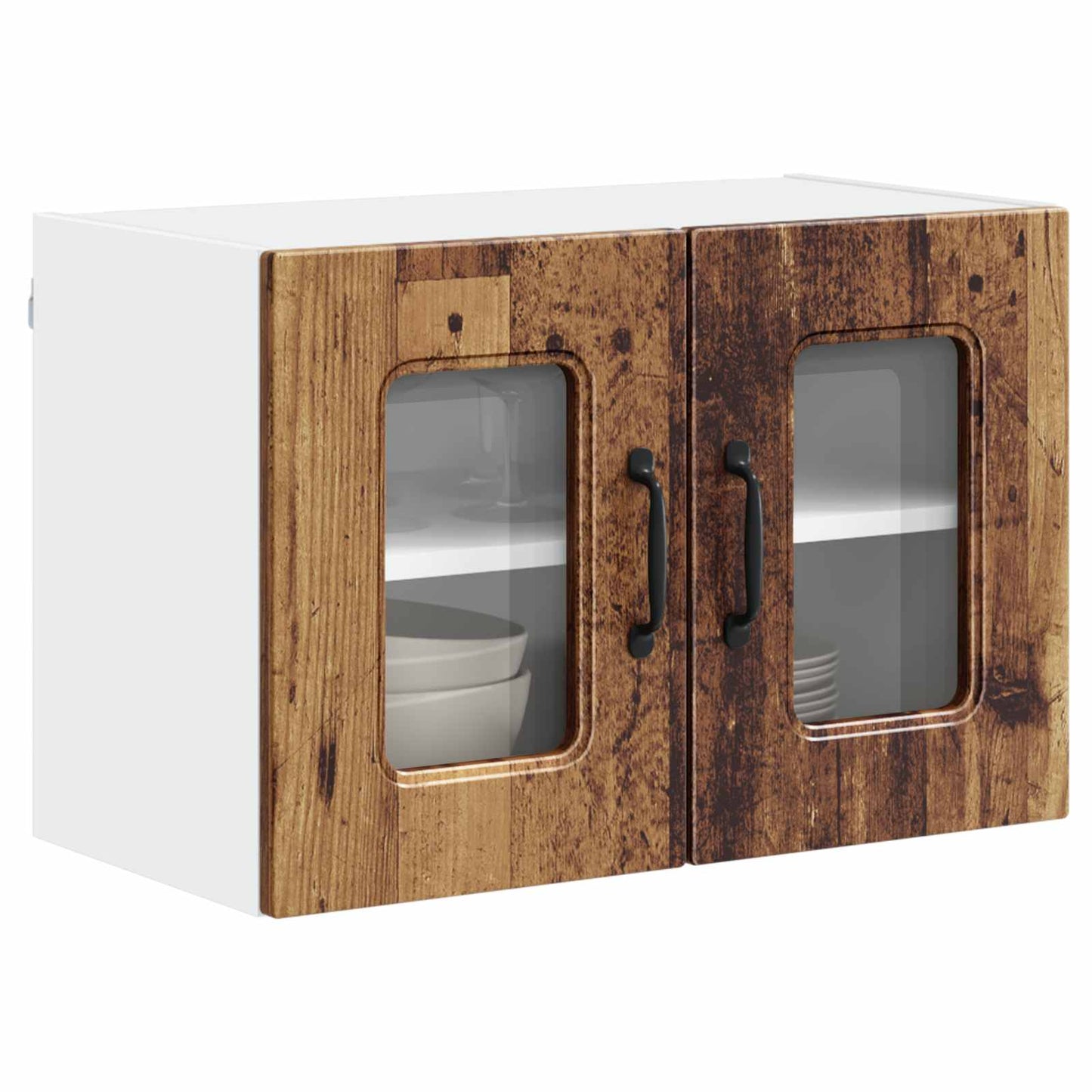 vidaXL Πάνελ πλυντηρίου πιάτων Kalmar 2 pcs Παλιό ξύλο 60 x 31 x 40 εκ