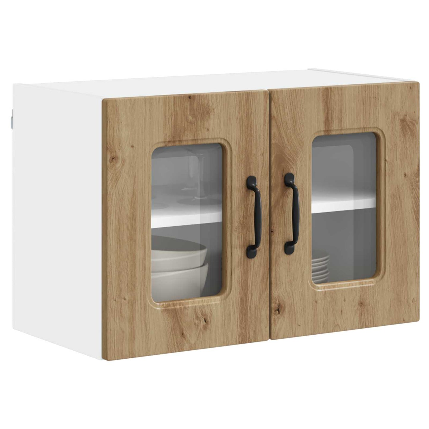 vidaXL Πάνελ πλυντηρίου πιάτων με αποθήκευση Kalmar 2 pcs Artisan Oak