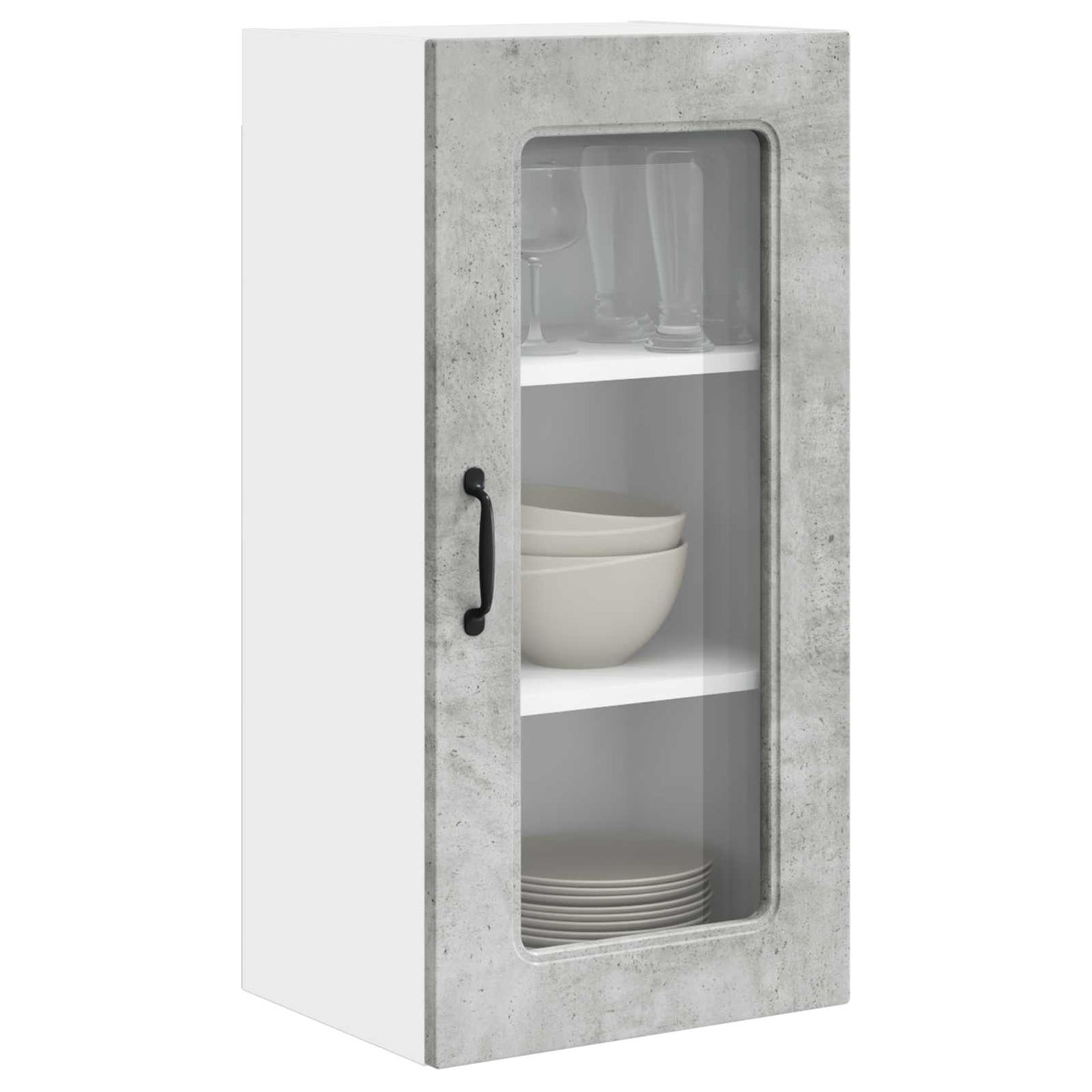 vidaXL Πάνελ πλυντηρίου πιάτων Kalmar 2 pcs Σκυρόδεμα Γκρι