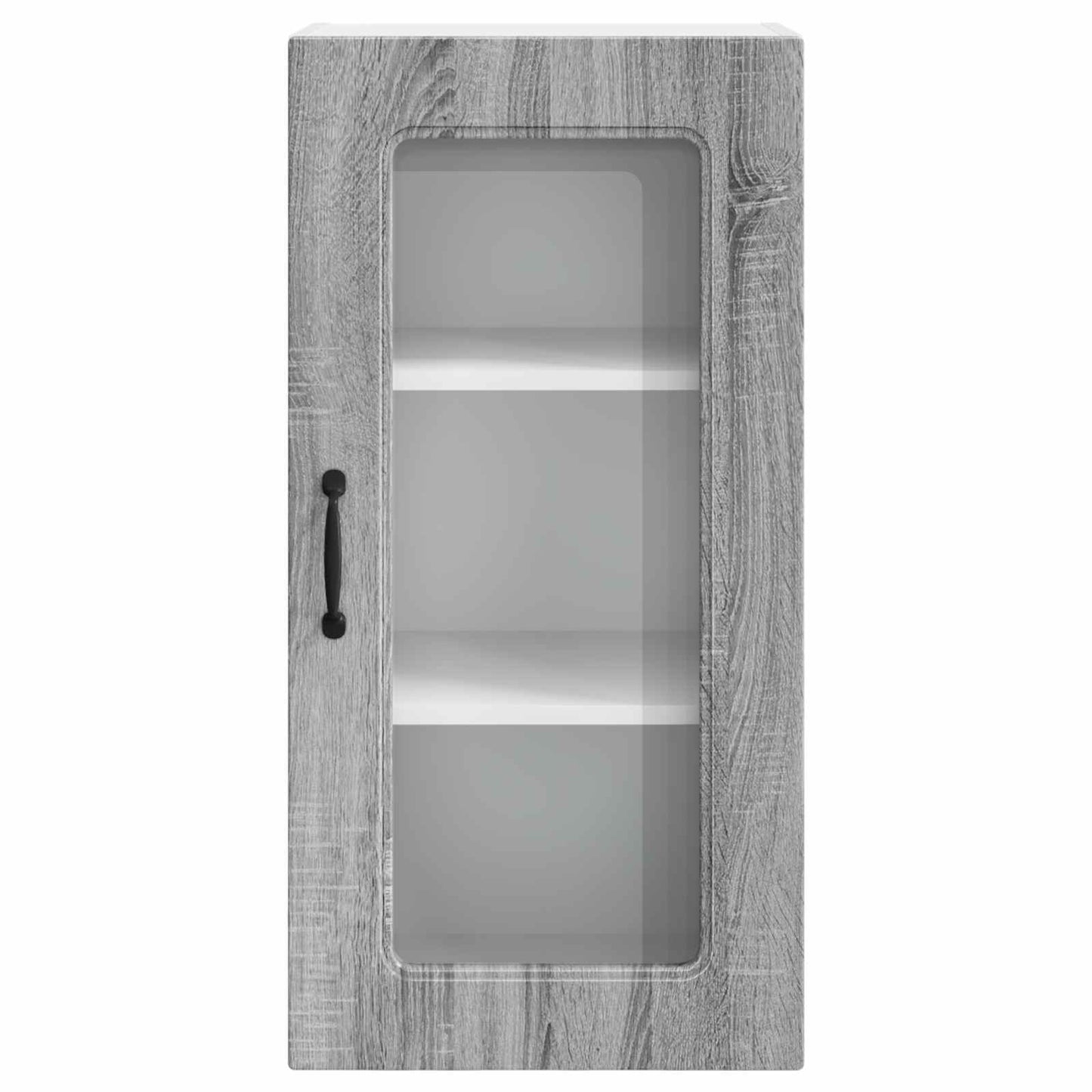 vidaXL Κρεμαστό ντουλάπι κουζίνας 2 pcs Γκρίζο Σονομα 40 x 31 x 80 εκ.