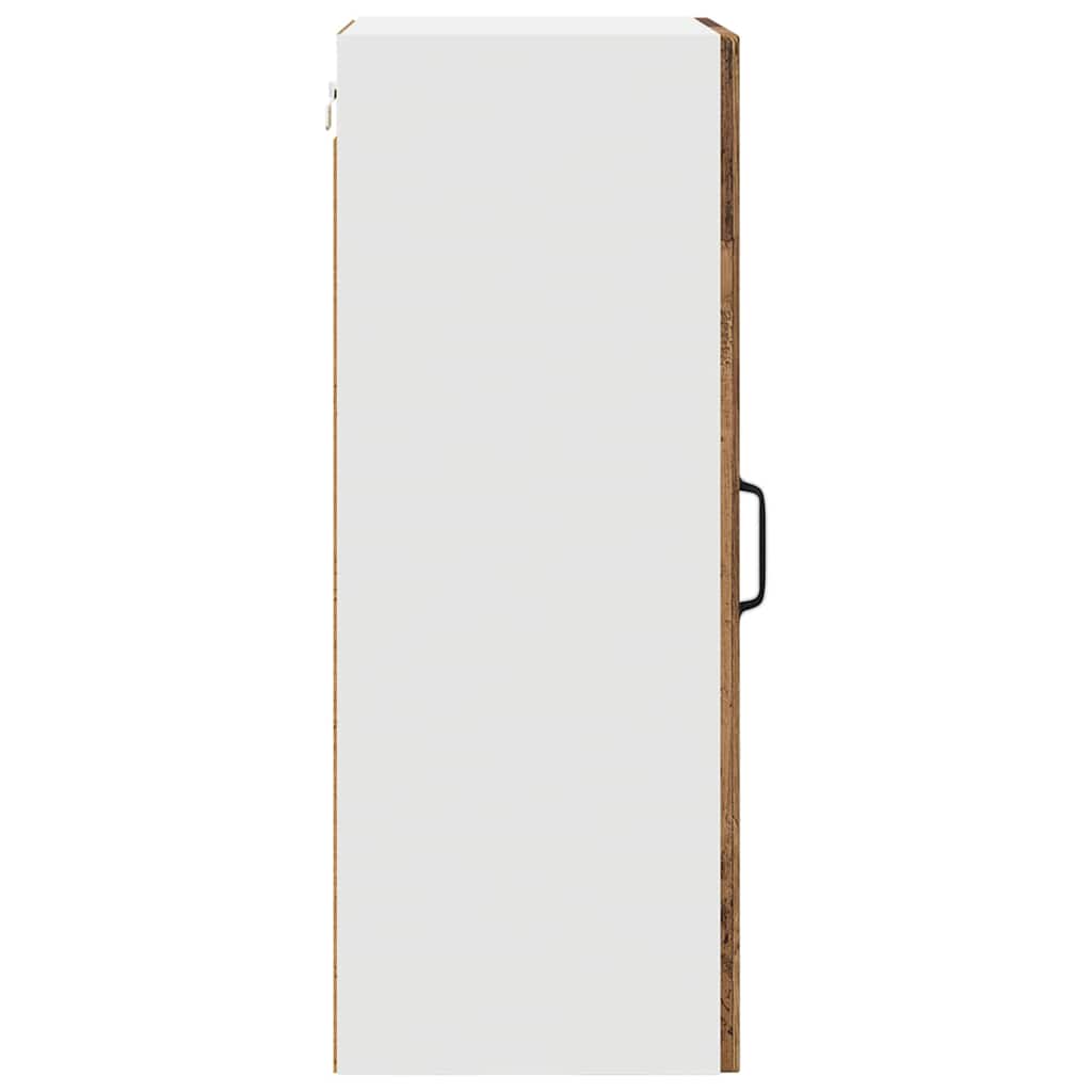 vidaXL Κρεμαστό ντουλάπι κουζίνας 2 pcs Παλιό Ξύλο 40 x 31 x 80 εκ.