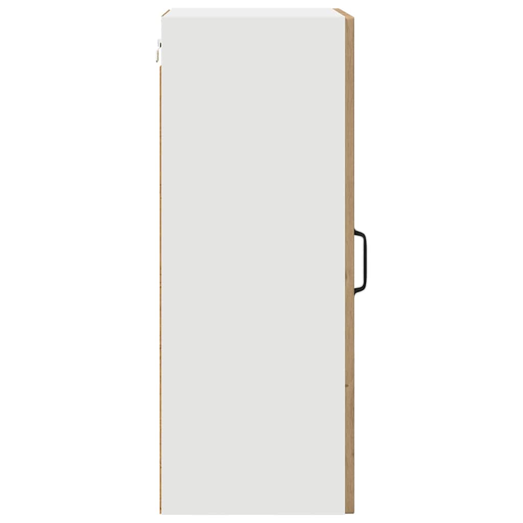 vidaXL Κρεμαστό ντουλάπι κουζίνας με ράφι Artisan Oak 40 x 31 x 80 εκ.