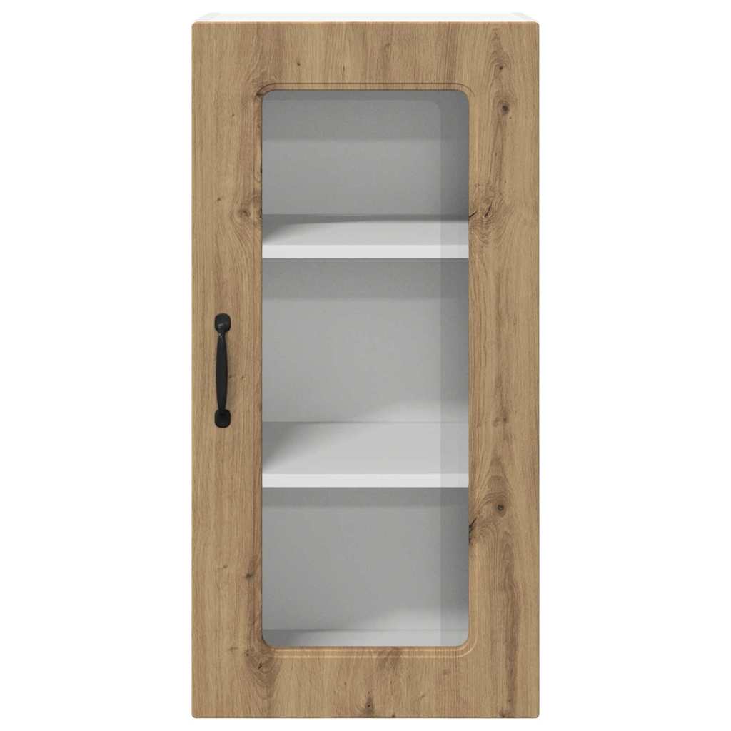 vidaXL Κρεμαστό ντουλάπι κουζίνας 2 pcs Artisan Oak 40 x 31 x 80 εκ.