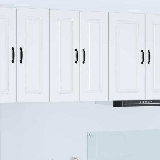 vidaXL Πάνελ πλυντηρίου πιάτων Kalmar 2 pcs Λευκό 30 x 31 x 80 εκ.
