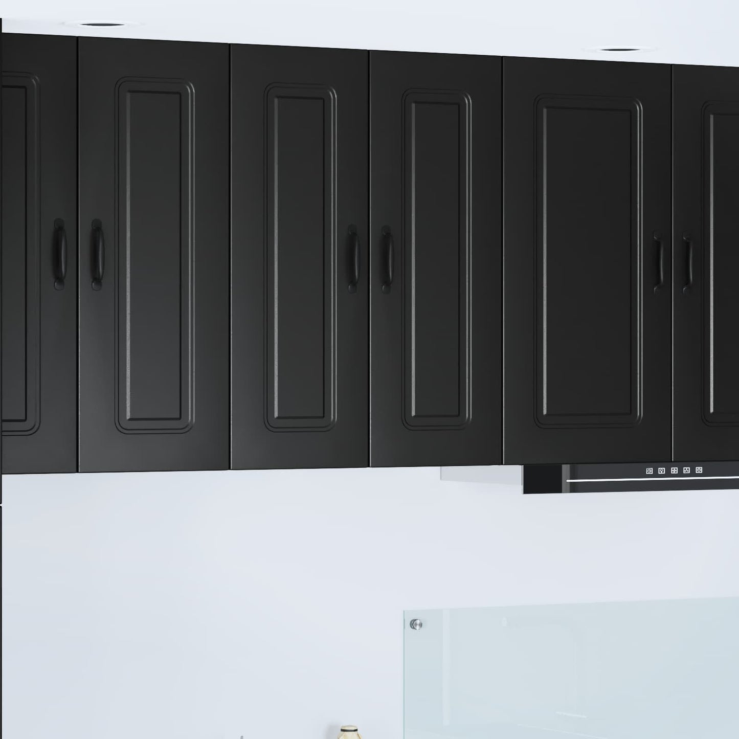 vidaXL Πάνελ πλυντηρίου πιάτων Kalmar Μαύρο 30 x 31 x 80 εκ.