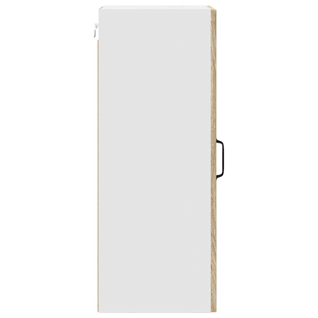 vidaXL Κρεμαστό ντουλάπι κουζίνας 2 pcs Δρύς Sonoma 30 x 31 x 80 εκ.