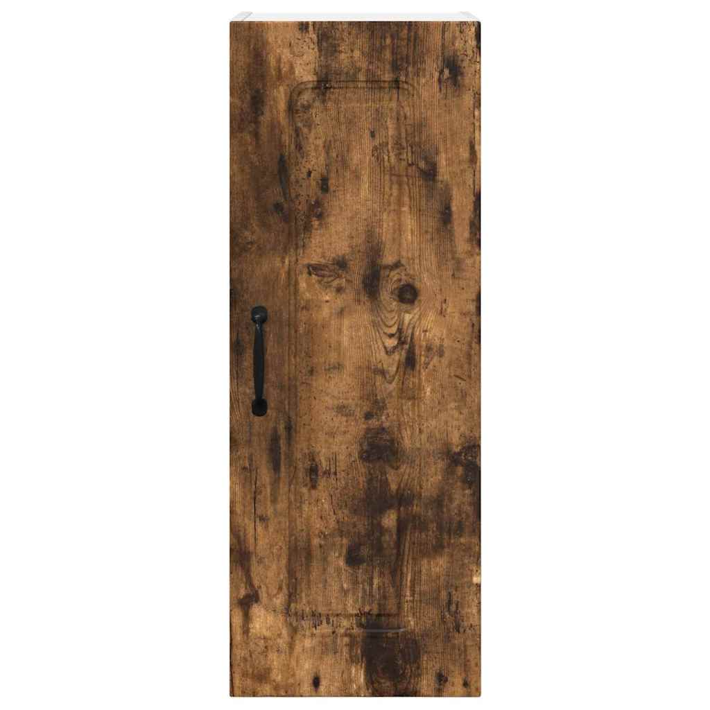 vidaXL Κρεμαστό ντουλάπι κουζίνας Καπνιστό Δρύς 30 x 31 x 80 εκ.