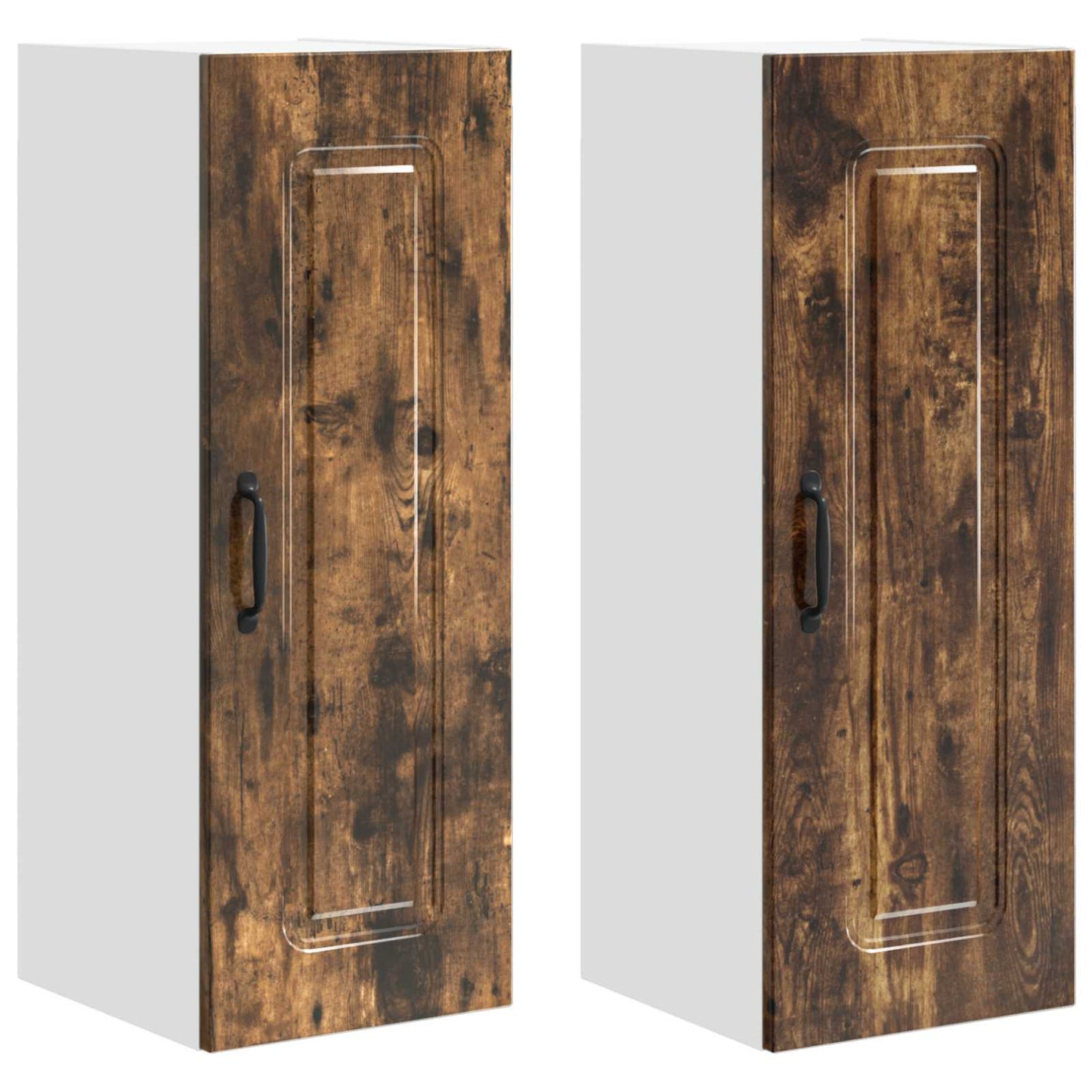 vidaXL Πάνελ πλυντηρίου πιάτων Kalmar 2 pcs Καπνιστό Δρύς