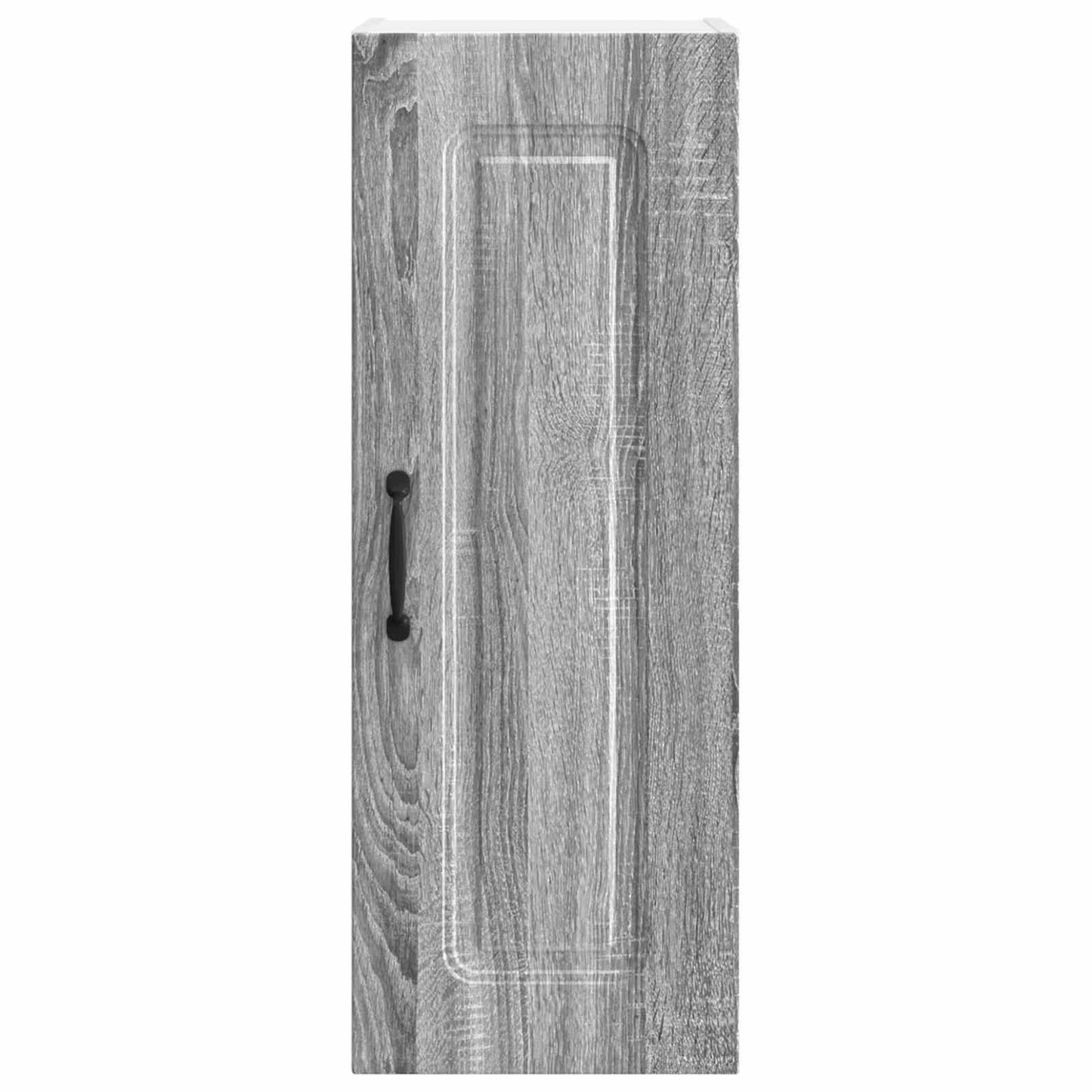 vidaXL Κρεμαστό ντουλάπι κουζίνας 2 pcs Γκρίζο Σονομα 30 x 31 x 80 εκ.