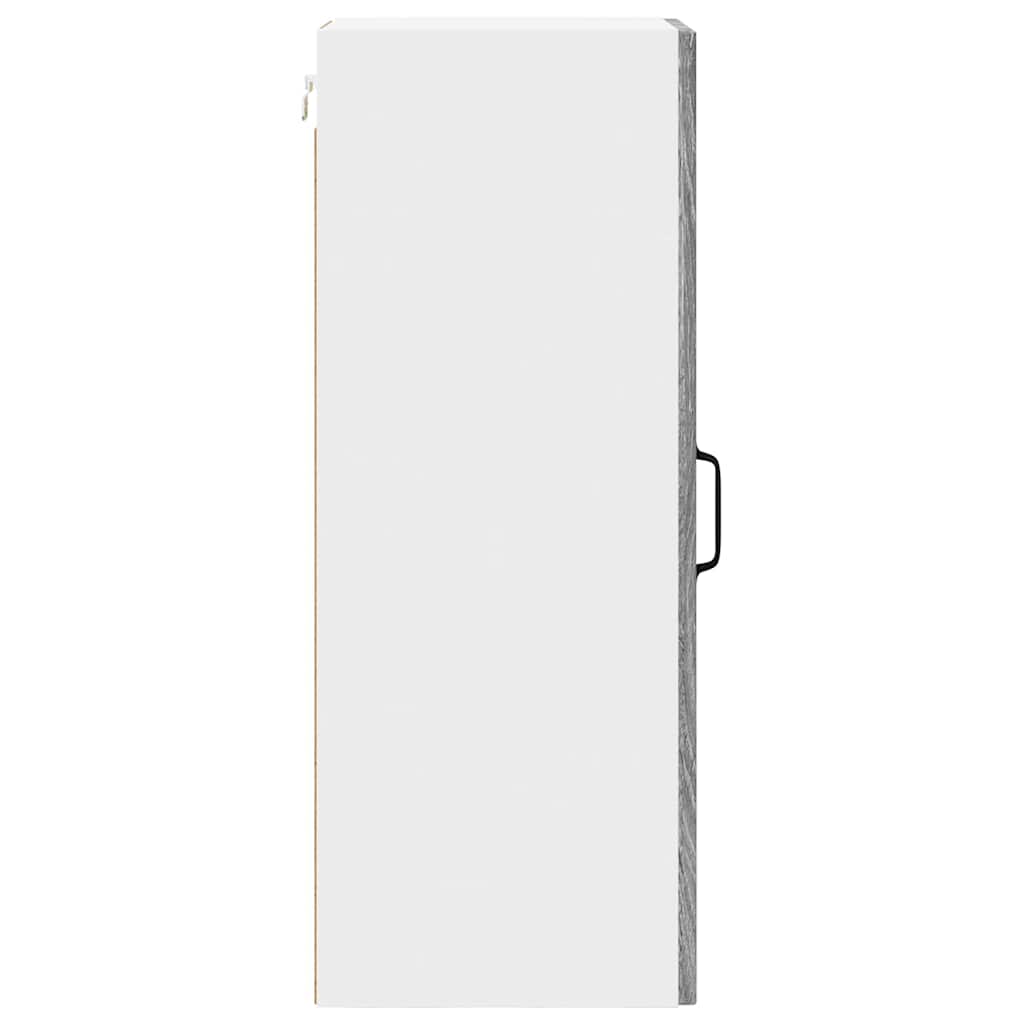 vidaXL Κρεμαστό ντουλάπι κουζίνας 2 pcs Γκρίζο Σονομα 30 x 31 x 80 εκ.