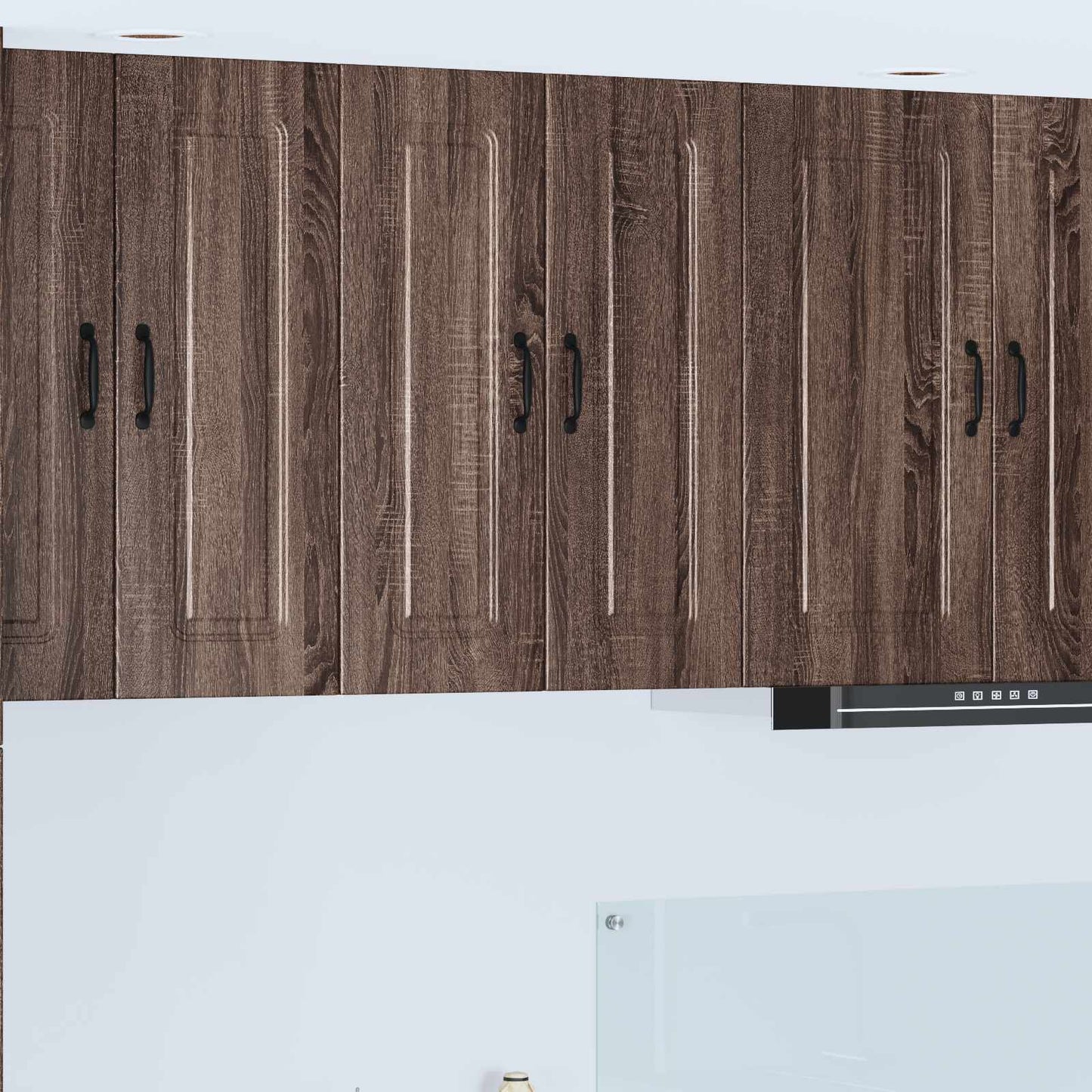 vidaXL Πάνελ πλυντηρίου πιάτων Kalmar Καφέ δρυς 30 x 31 x 80 εκ.