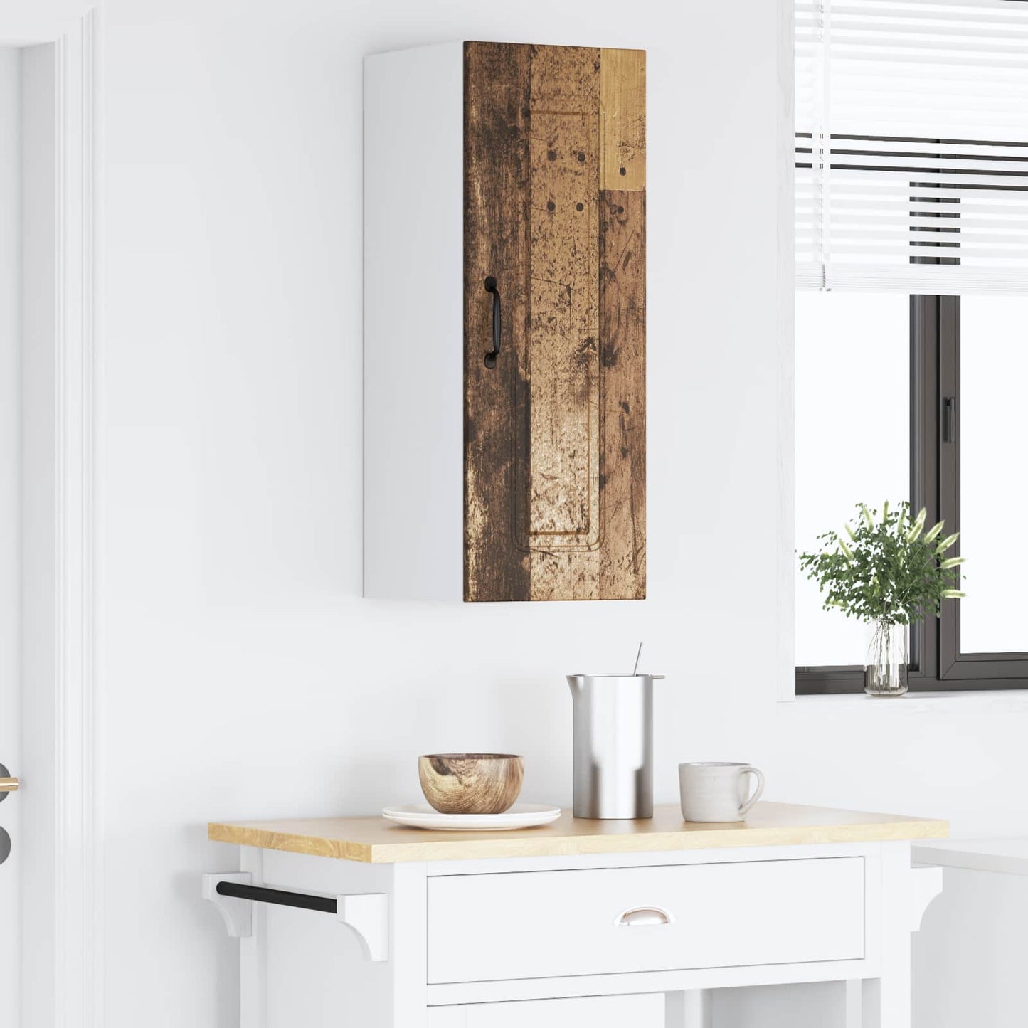 vidaXL Ντουλάπα Κουζίνας Kalmar Παλιό ξύλο 30 x 31 x 80 εκ.