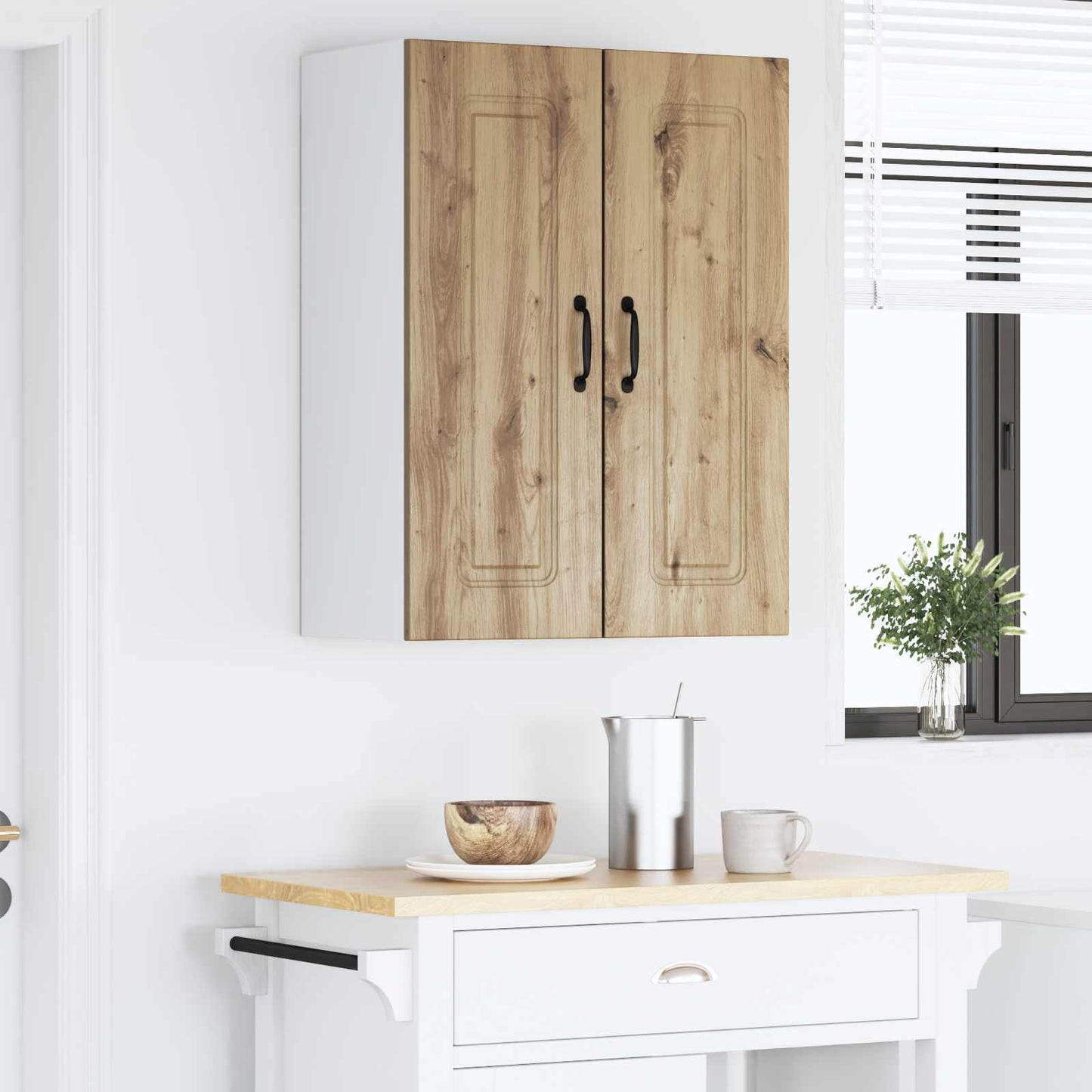 vidaXL Πάνελ πλυντηρίου πιάτων με αποθήκευση Kalmar 2 pcs Artisan Oak