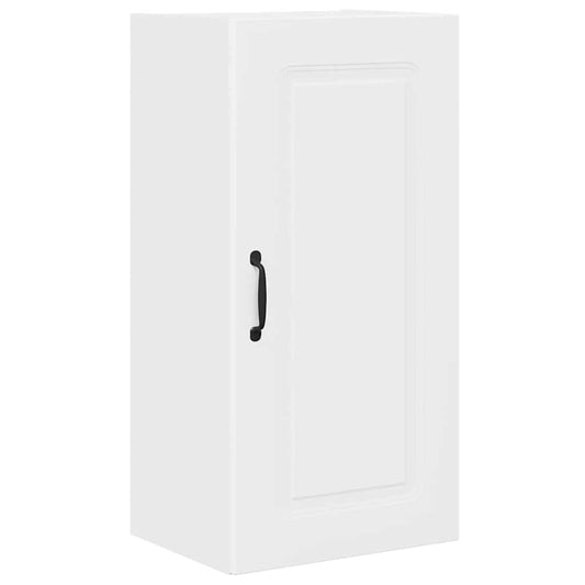 vidaXL Κρεμαστό ντουλάπι κουζίνας με ράφι Λευκό 40 x 31 x 80 εκ.