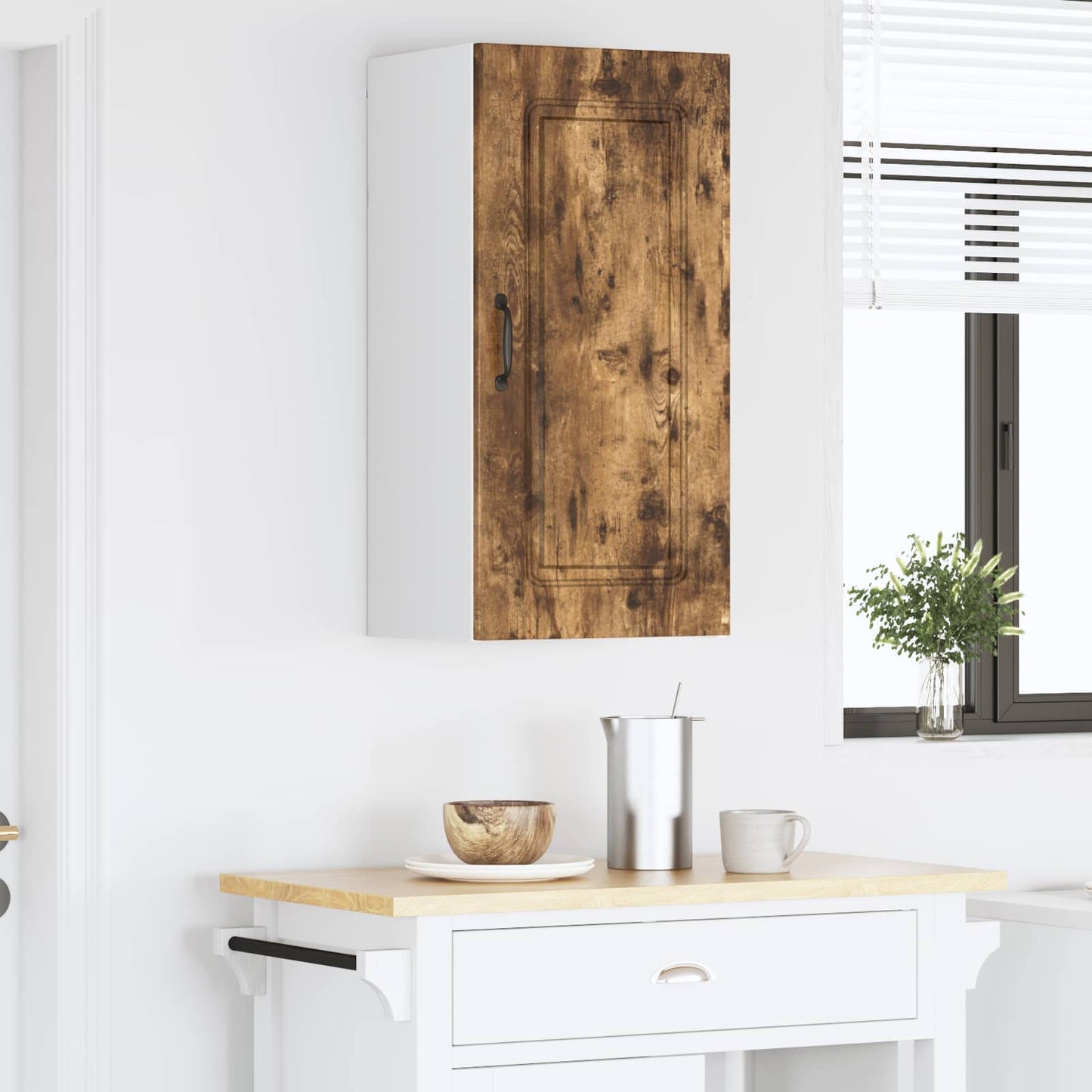 vidaXL Ντουλάπα Κουζίνας Kalmar Καπνιστό Δρύς 40 x 31 x 80 εκ.